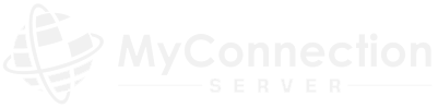myconnection server white logo