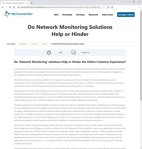 network monioring doesn't work