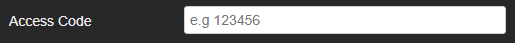 access code