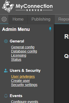 user privileges