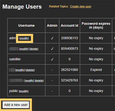 add or modify