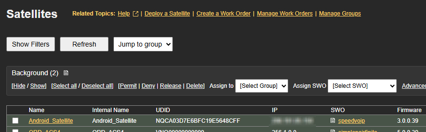 Satellite bg group