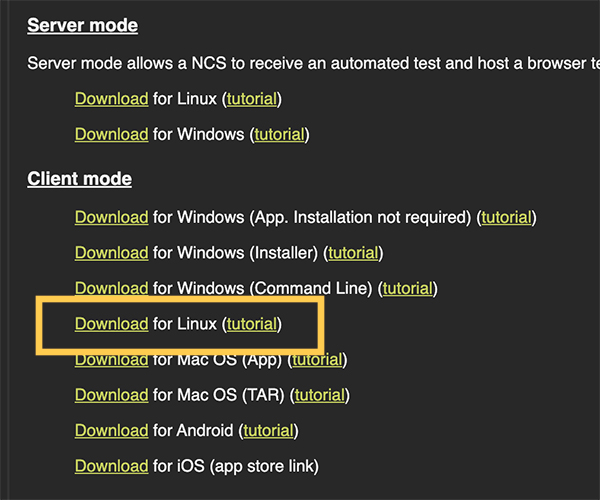 download Linux client satellite