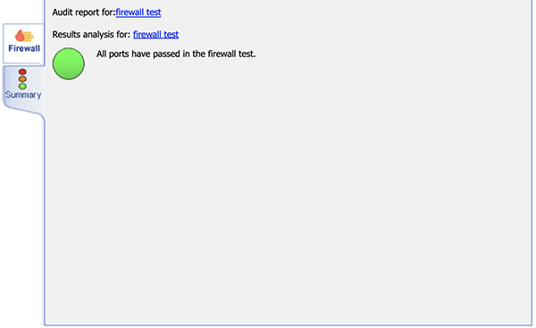 firewall summary tab
