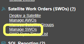 manage swos