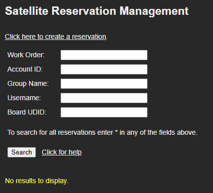 manage reservation