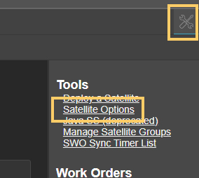 Satellite options