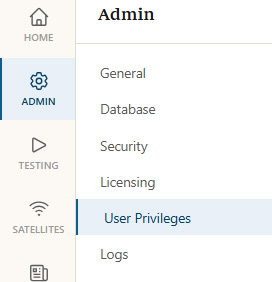 User privileges