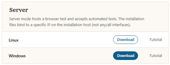 Windows server download link