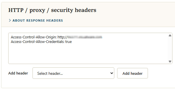 Add headers to MCS