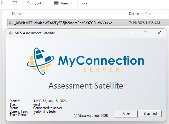 Windows satellite executable file
