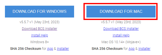 Download BCS app
