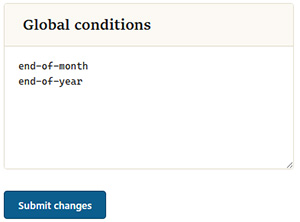 Add or remove a condition