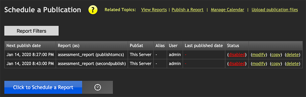 Publication inactive